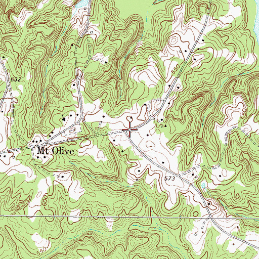 Topographic Map of Baldwin, SC
