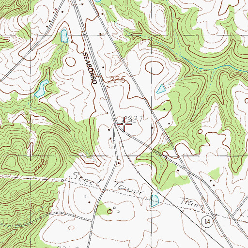 Topographic Map of Barksdale Harnie School (historical), SC