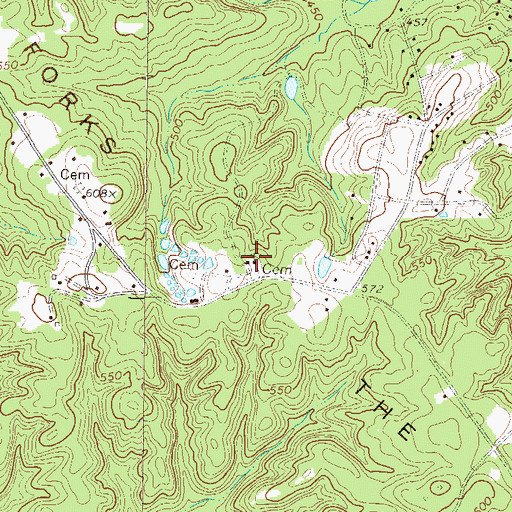 Topographic Map of Bethlehem Church, SC