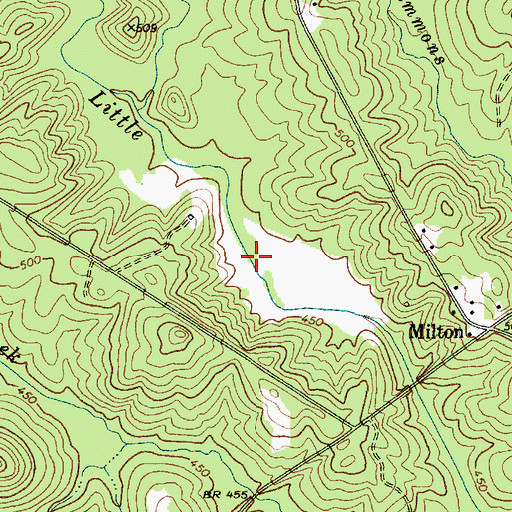 Topographic Map of Black Mill (historical), SC