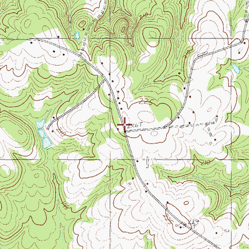 Topographic Map of Cedar Grove School (historical), SC