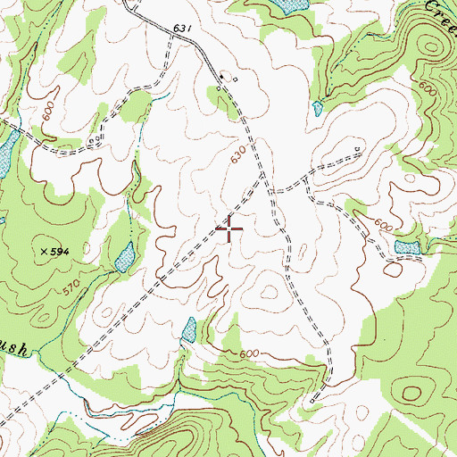 Topographic Map of Copeland School (historical), SC