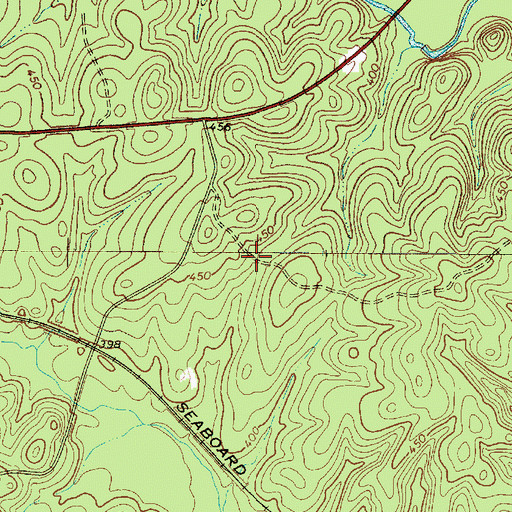 Topographic Map of Garlington School (historical), SC