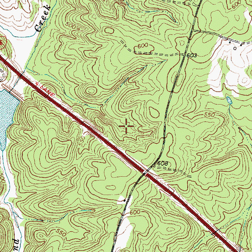 Topographic Map of Hurricane School (historical), SC