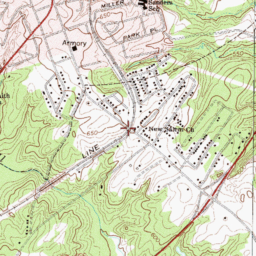 Topographic Map of Irby, SC