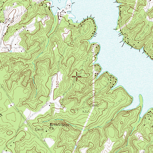 Topographic Map of Isle of Pines, SC
