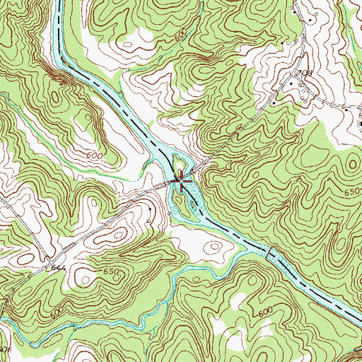 Topographic Map of Kinmans Ferry (historical), SC