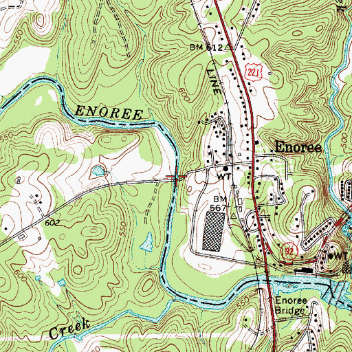 Topographic Map of Ligons Bridge, SC