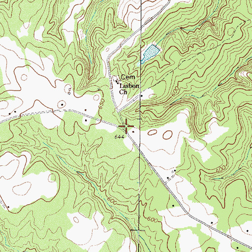 Topographic Map of Lisbon (historical), SC