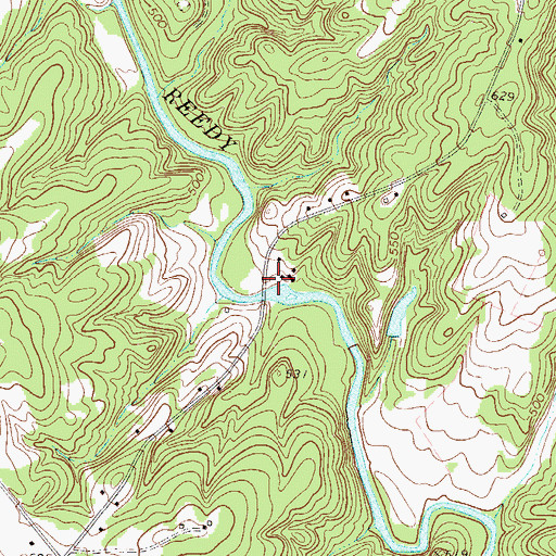 Topographic Map of Mitchells Mill (historical), SC