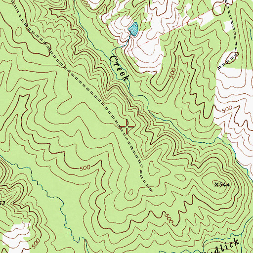 Topographic Map of Mount Pleasant Church (historical), SC