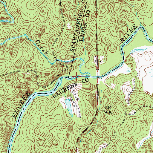 Topographic Map of Musgrove Mill (historical), SC