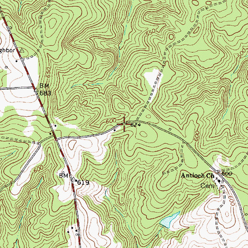 Topographic Map of Musgrove School (historical), SC
