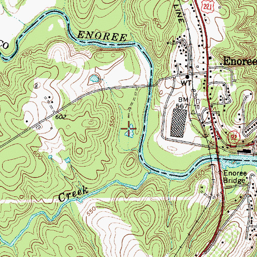 Topographic Map of Patterson Chapel, SC