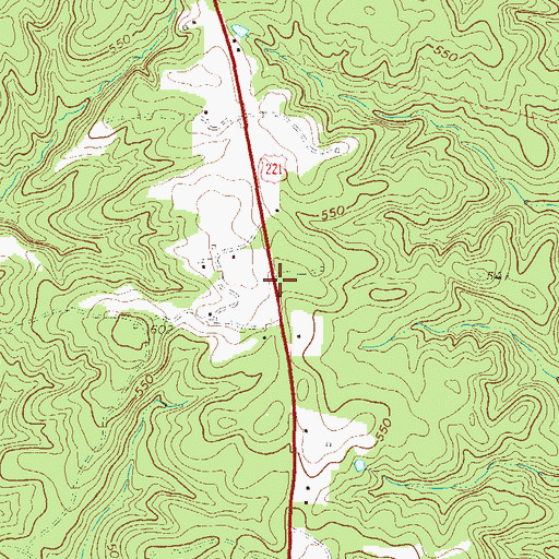 Topographic Map of Rosemont School (historical), SC