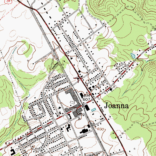 Topographic Map of Saint Boniface Catholic Church, SC