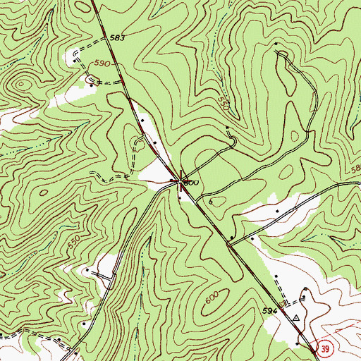Topographic Map of Spring Grove (historical), SC