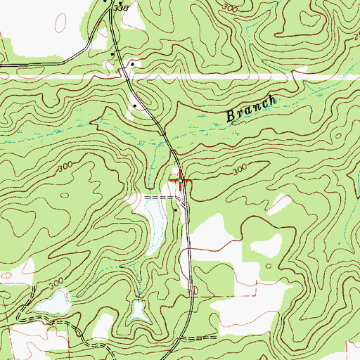 Topographic Map of Black River School (historical), SC