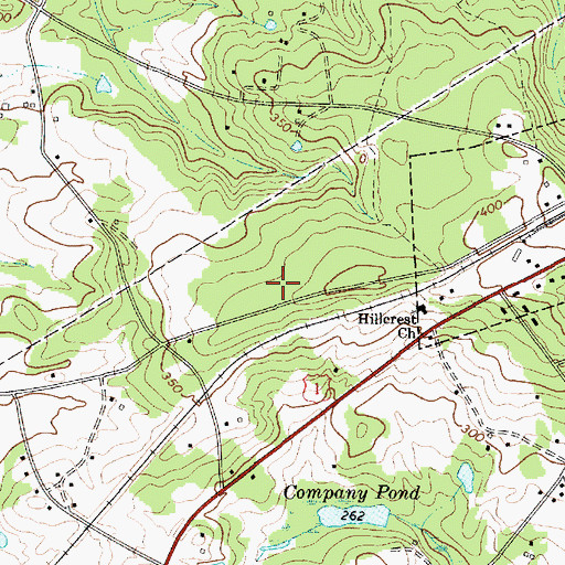 Topographic Map of Blaney West, SC