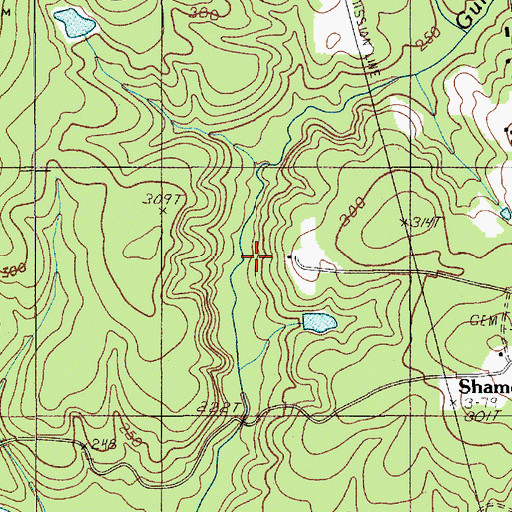 Topographic Map of Boltons Mill (historical), SC