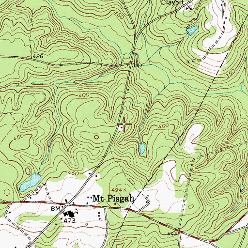 Topographic Map of Buffalo School (historical), SC