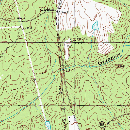 Topographic Map of Campbells Plantation (historical), SC