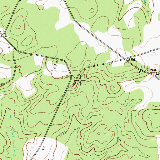 Topographic Map of Cantey Hill School (historical), SC