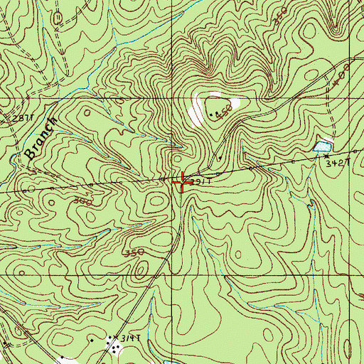 Topographic Map of Cantey Hill School (historical), SC