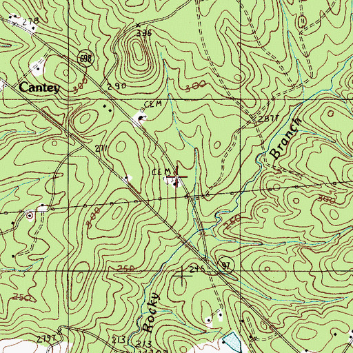 Topographic Map of Good Hope Church, SC