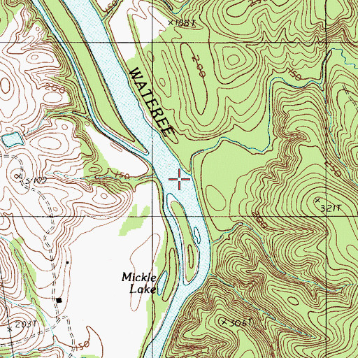 Topographic Map of Graves Ford, SC