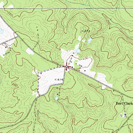 Topographic Map of Johnson School (historical), SC