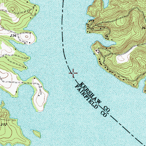 Topographic Map of Mickles Ferry (historical), SC