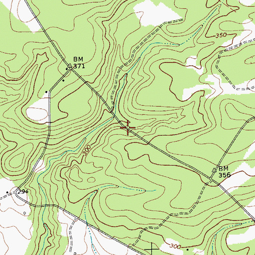 Topographic Map of Mill Creek School (historical), SC