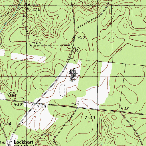 Topographic Map of North Central High School, SC