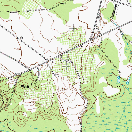 Topographic Map of Pecan Grove, SC