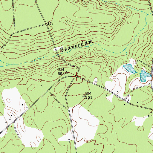 Topographic Map of Pleasant Grove School (historical), SC