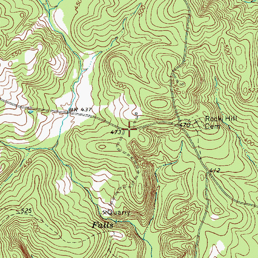 Topographic Map of Rock Hill Church (historical), SC