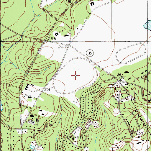 Topographic Map of Springdale Race COurse, SC