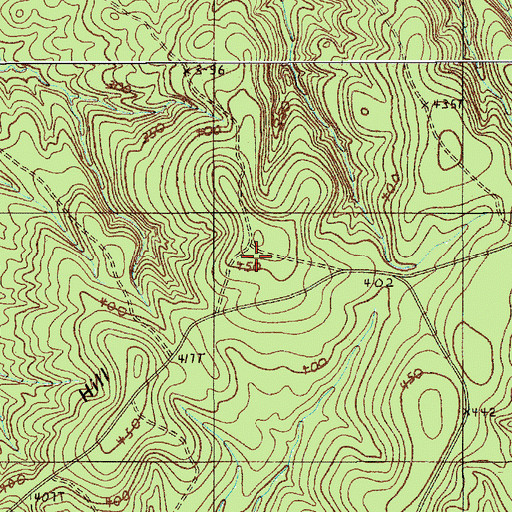Topographic Map of Sunny Hill Plantation, SC