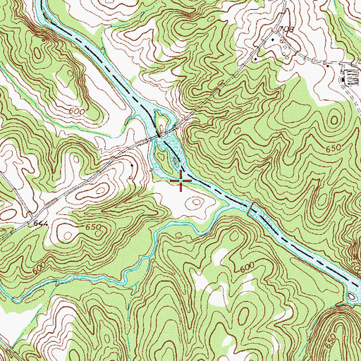 Topographic Map of Johnsons Mill (historical), SC