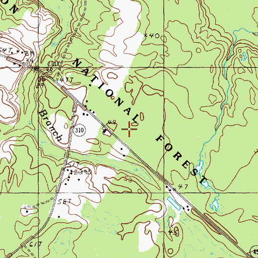 Topographic Map of Betaw Plantation (historical), SC
