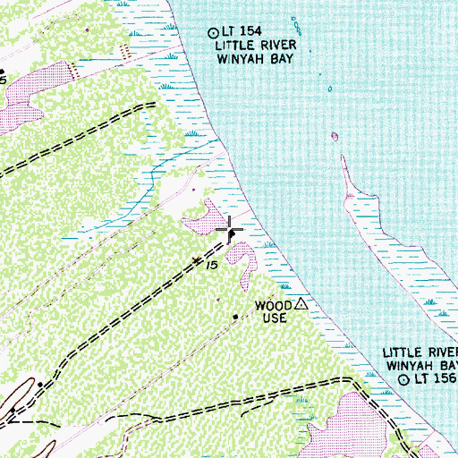 Topographic Map of Dover Plantation, SC