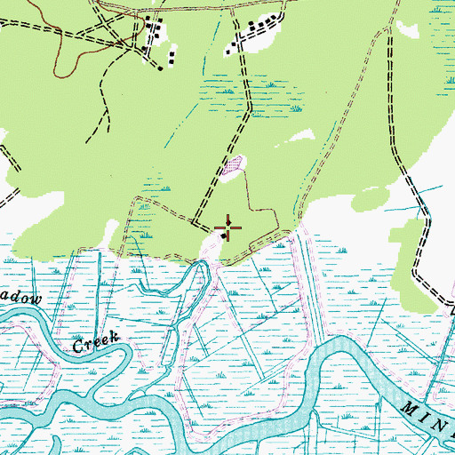 Topographic Map of Ravenel Plantation, SC