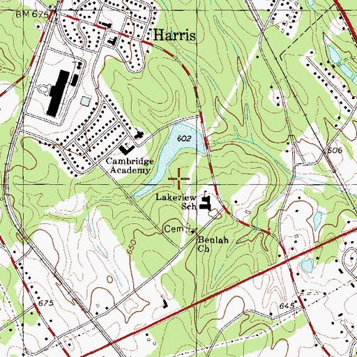 Topographic Map of Forest Lake, SC