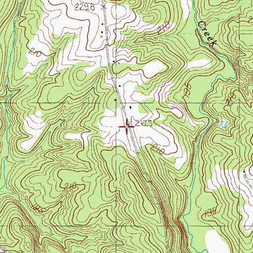 Topographic Map of Rocky Mount School (historical), SC