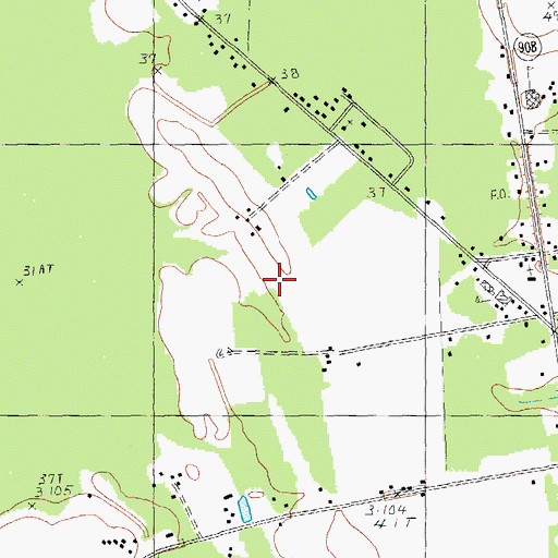 Topographic Map of Bethel Church (historical), SC
