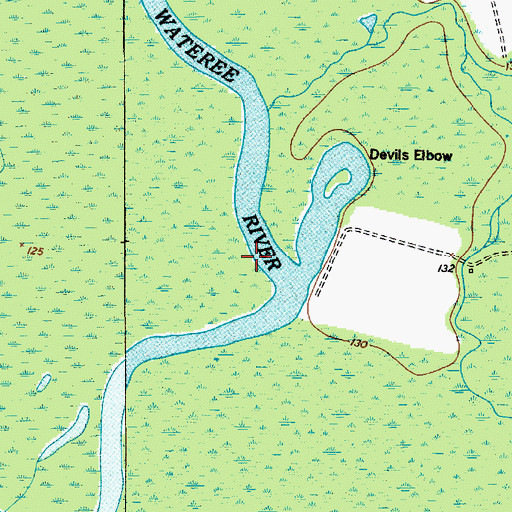 Topographic Map of Betty Neck, SC