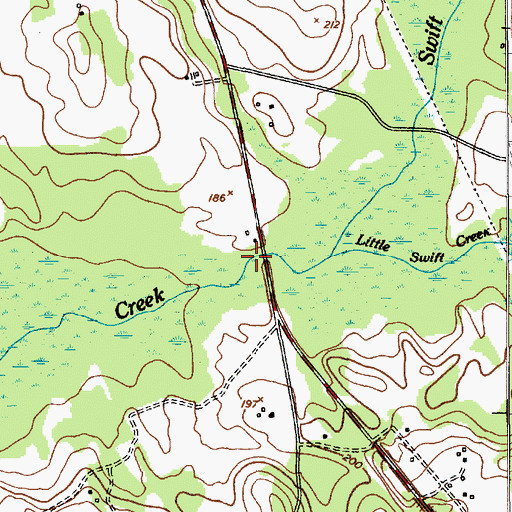 Topographic Map of English Mill (historical), SC