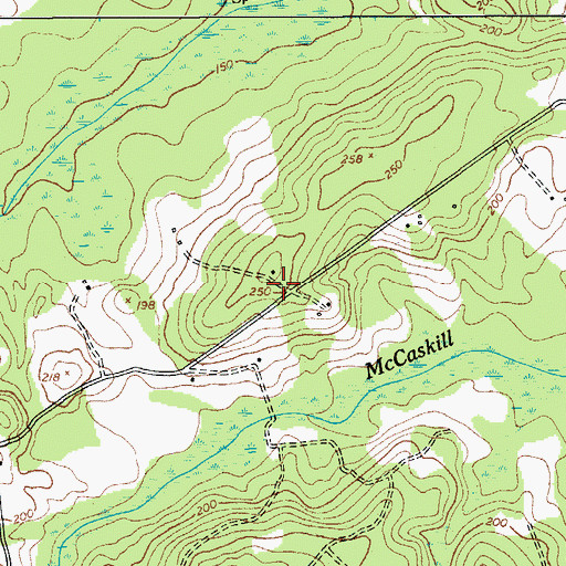 Topographic Map of Spears Creek, SC