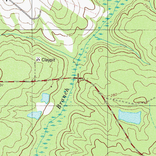 Topographic Map of Boylston Mill (historical), SC